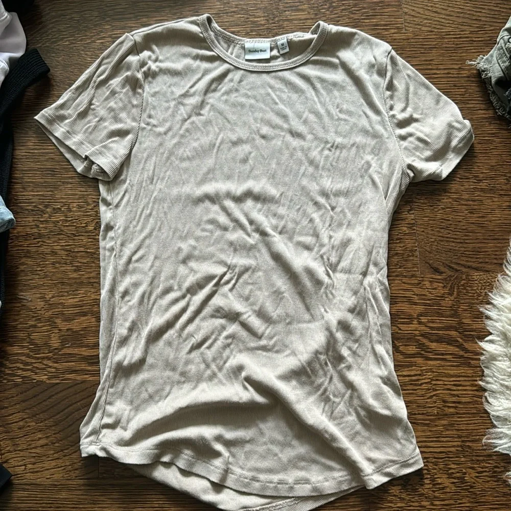 Sunday Best Ribbed T-Shirt - Picture 1 of 2
